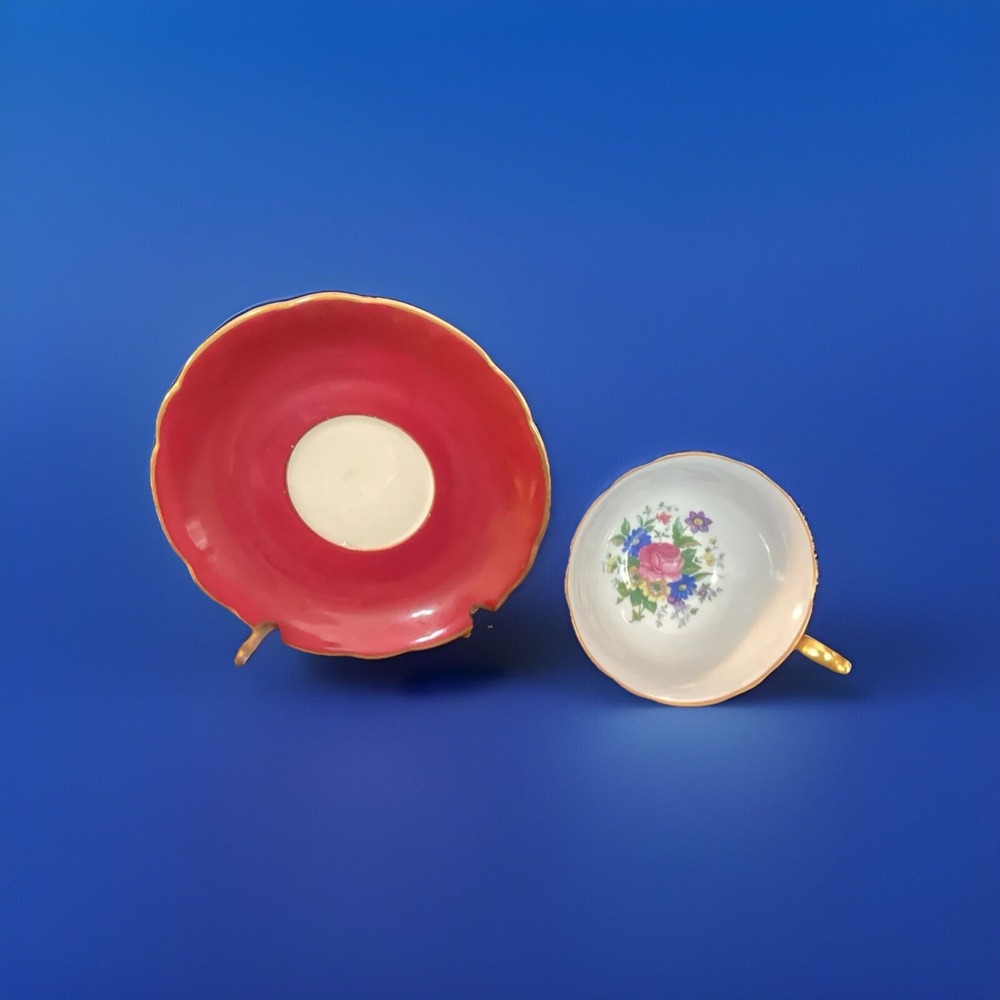 Vintage Royal Bayreuth-Germany-Cup and Saucer Set Mint Condition!‎ Collectible